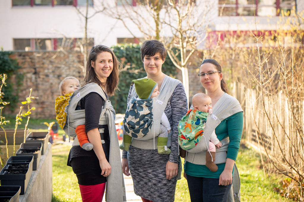 Wrap Conversion Mei Tai von Madame Jordan in grau