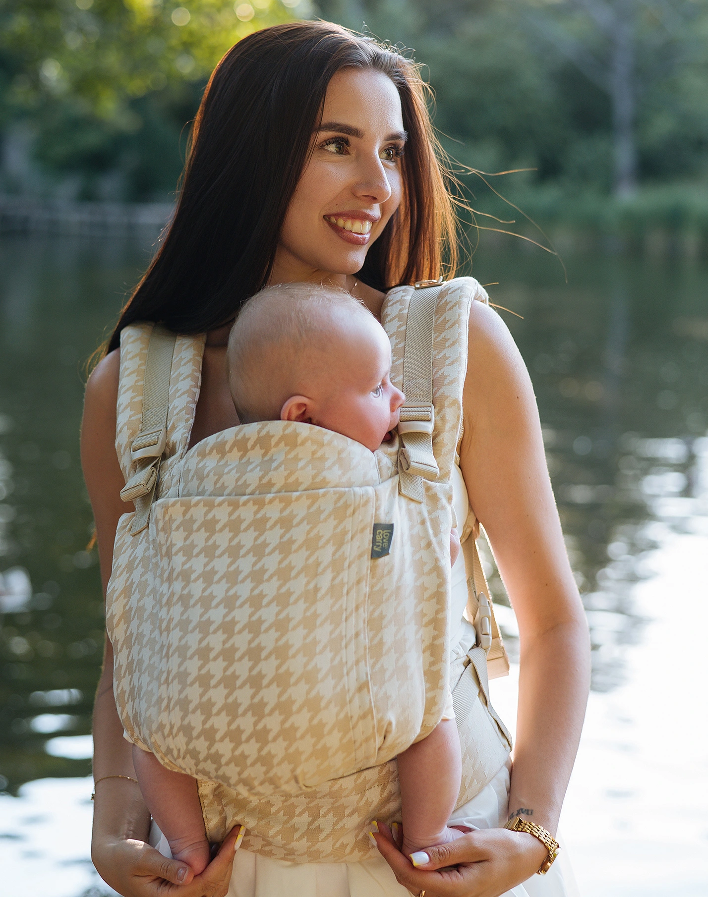 Love & Carry - ONE Evo  Babytragen Baumwolle / Bambusviskose - Sherwood