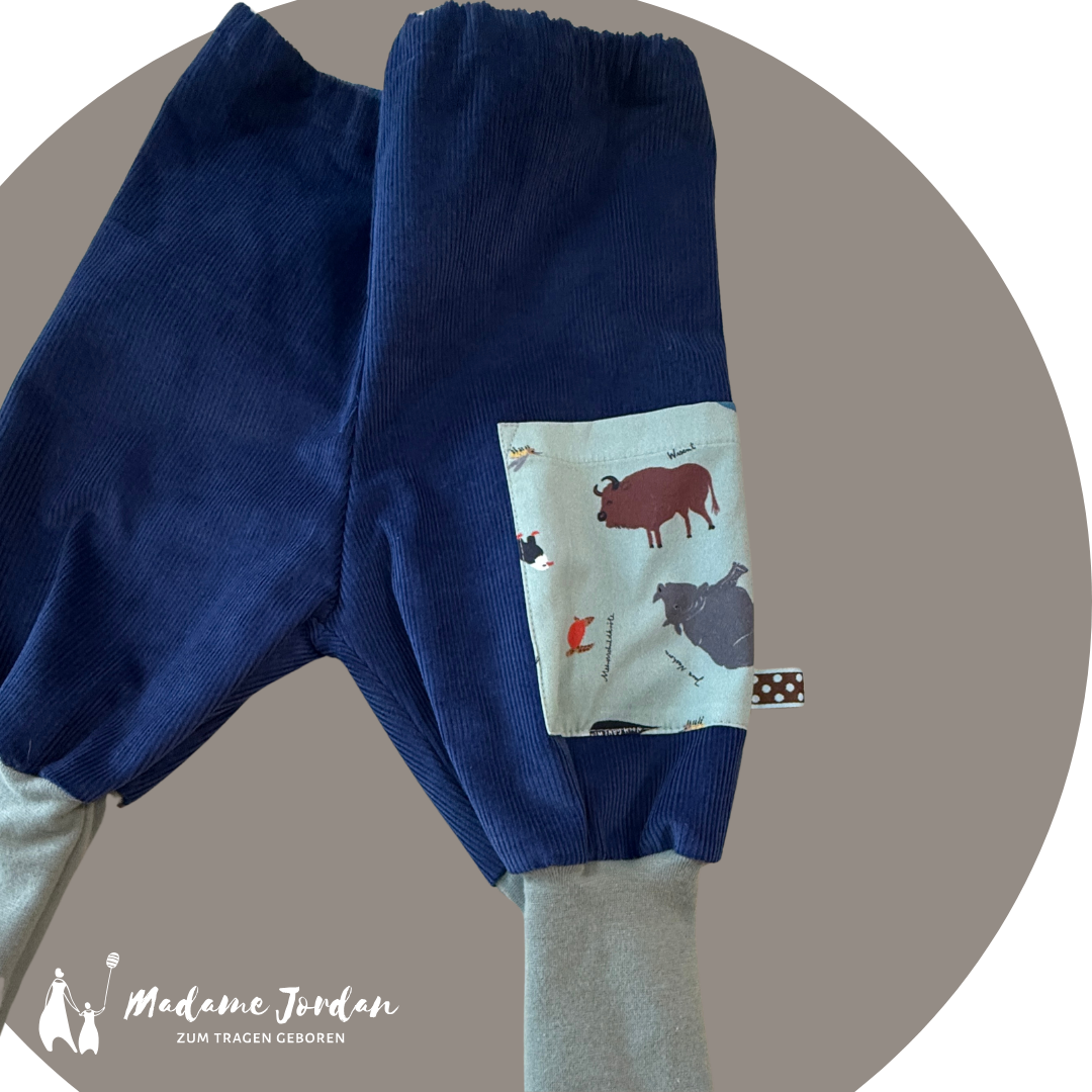 Madame Jordan Knickebocker - Mitwachshose - Tiere Gr. 134/140