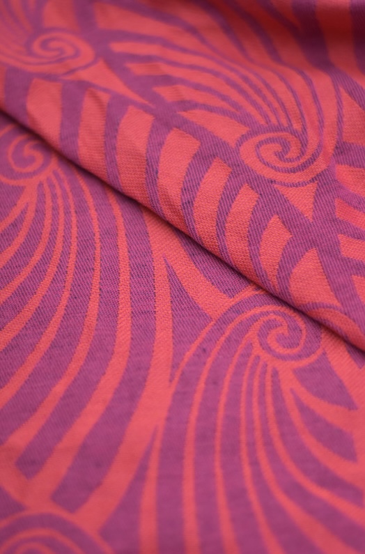 Yaro Tragetuch  Gr. 6 / 4,6m  - Dandy Duo Fuchsia Purple Orange Modal Linen