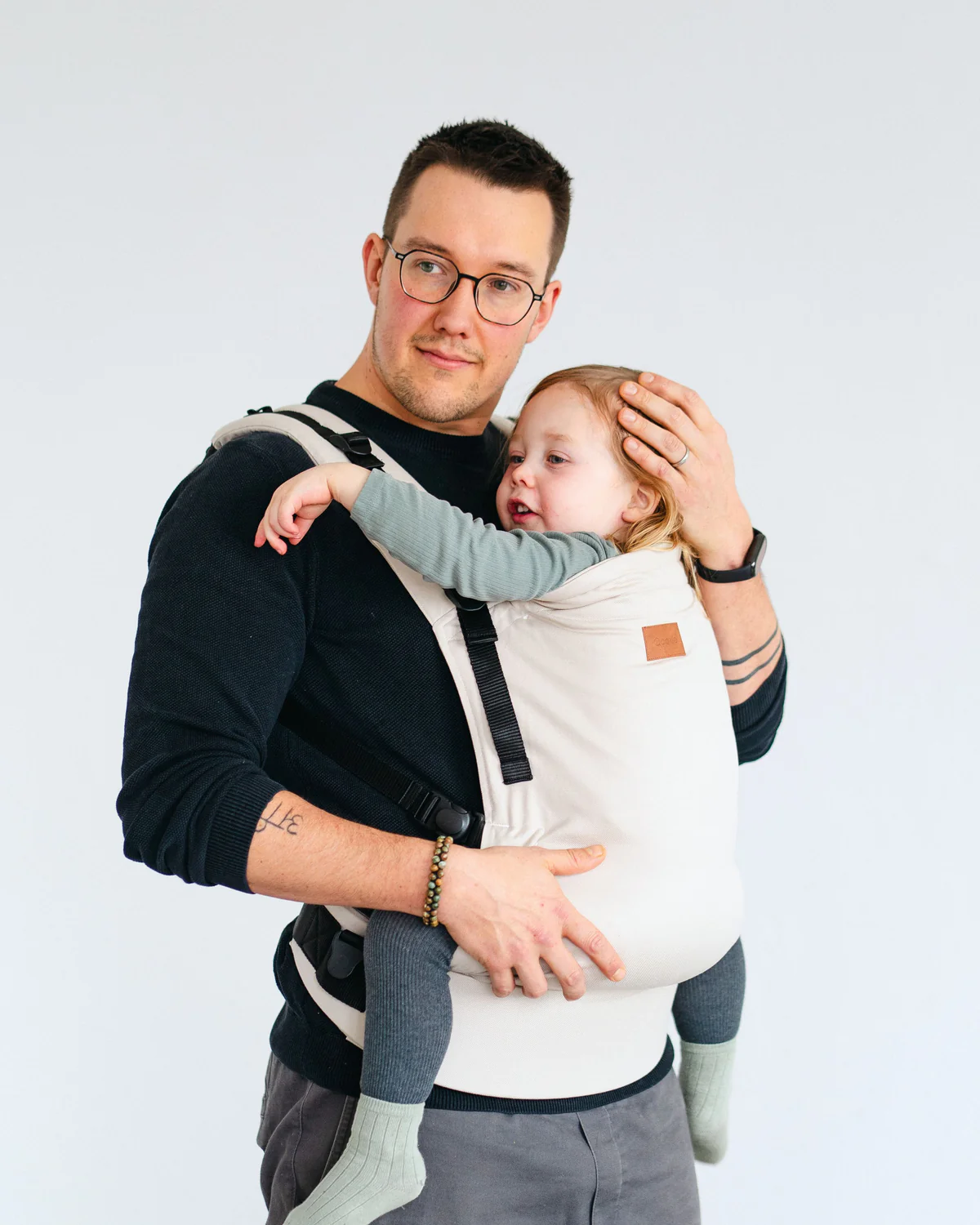 Qookie Ultimo - Toddler Trage - creme