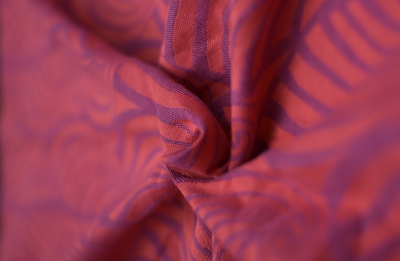 Dandy Duo Fuchsia Purple Orange Modal Linen 