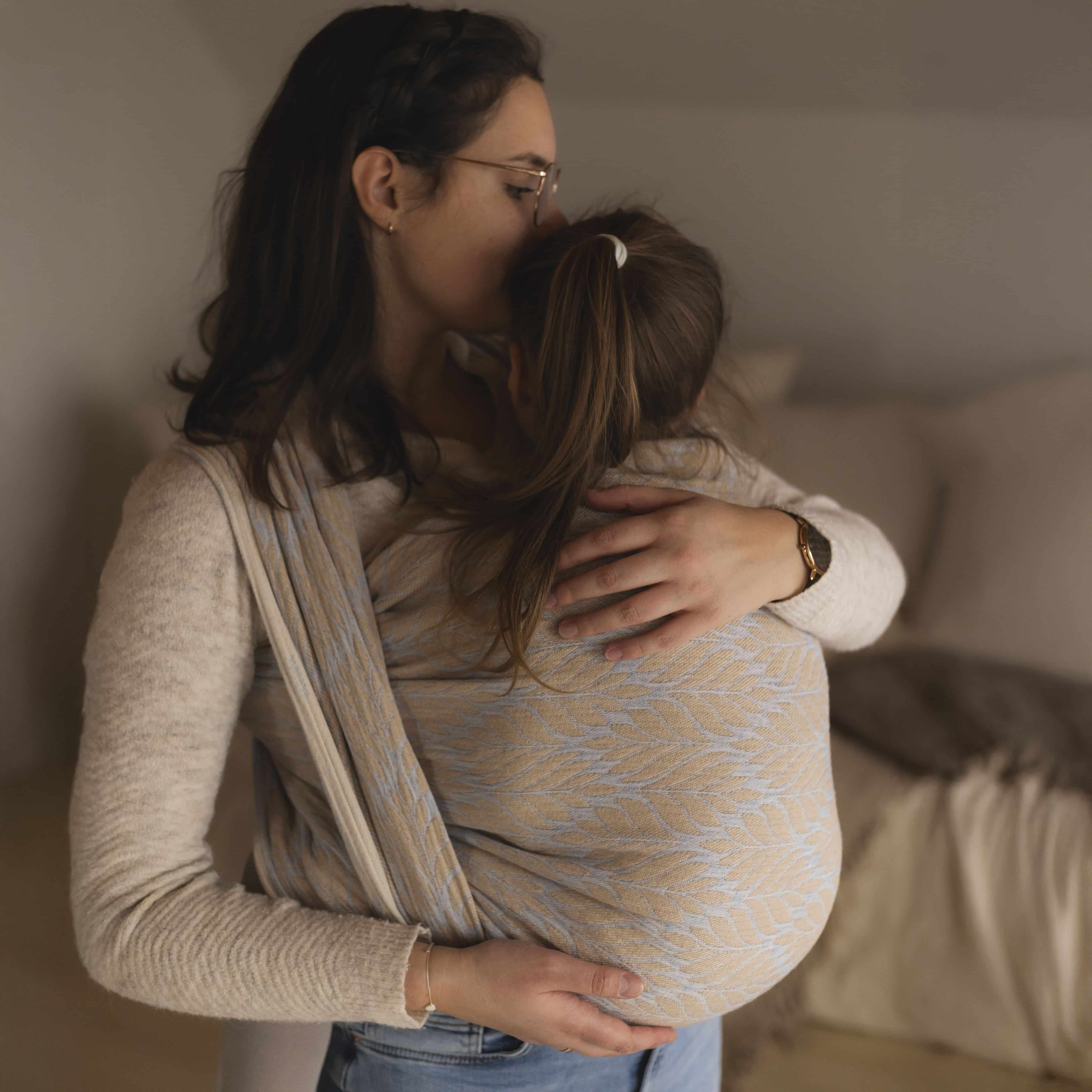 Didymos Tragetuch Trias Nebeltau Leinen Gr. 6 / 4,6m