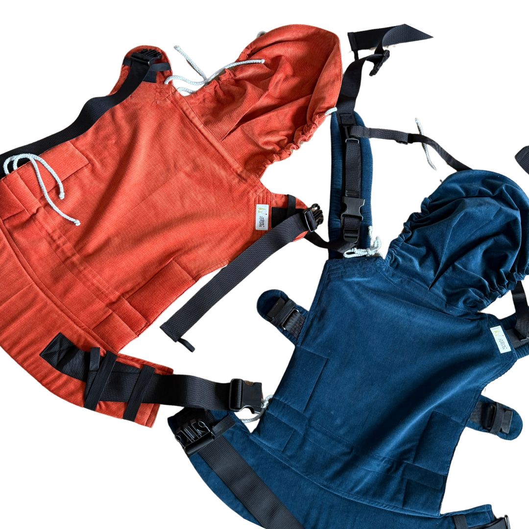 Twinset - Mr X & Twin back section - Fullbuckle baby carrier for twins