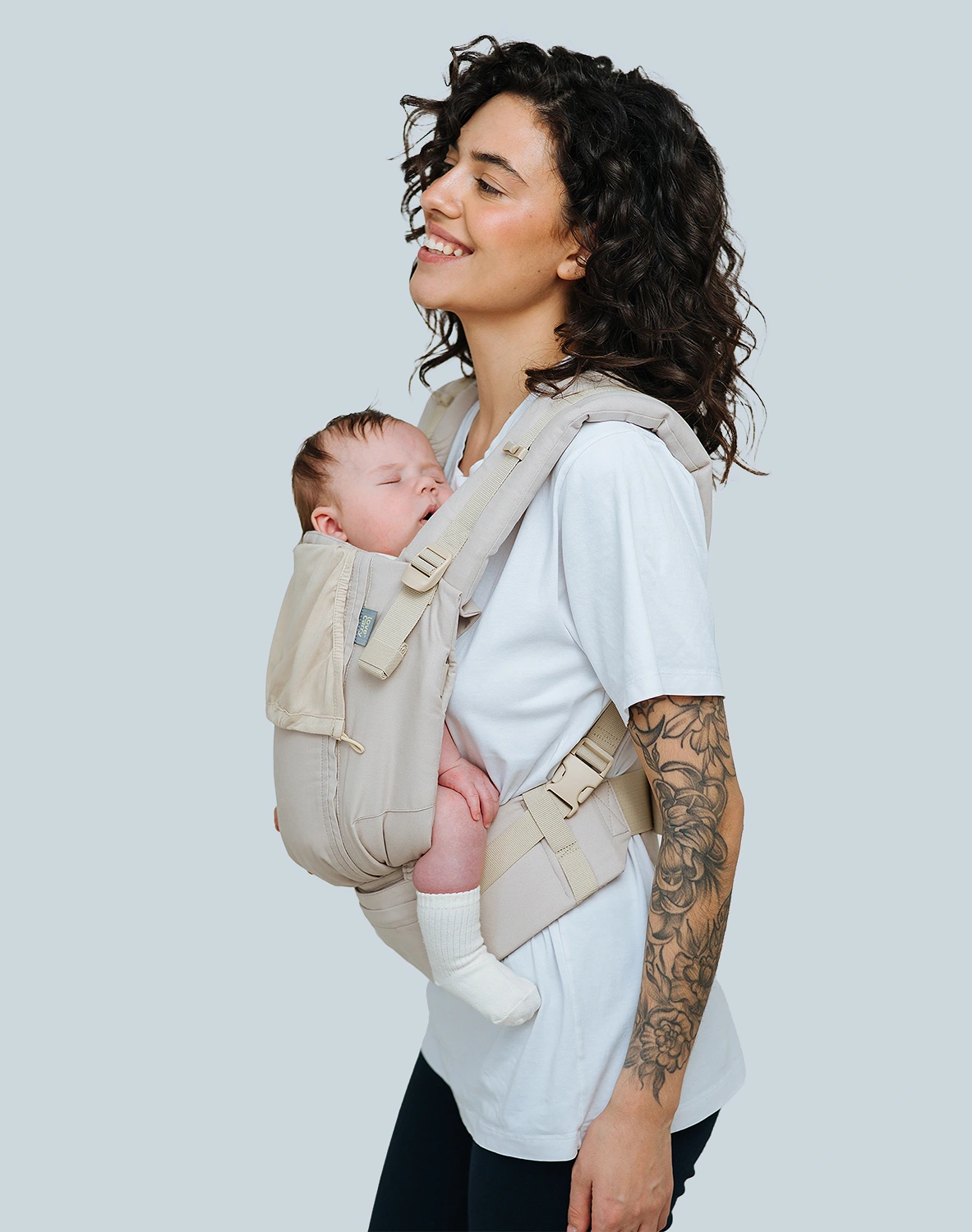 Love & Carry - ONE EVO Babytragen Baumwolle - Weizen