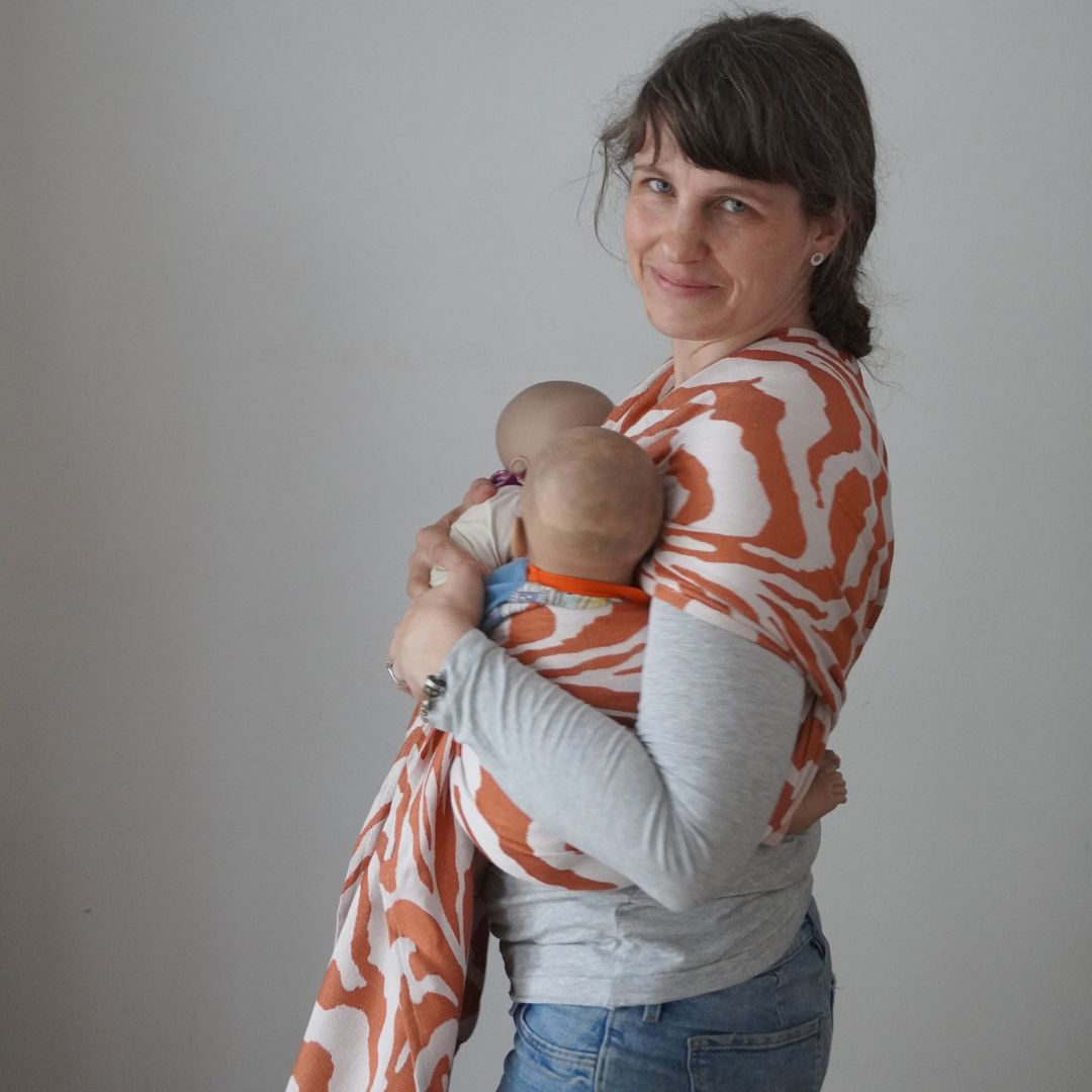 Ringsling für Zwillinge - Pumpkin