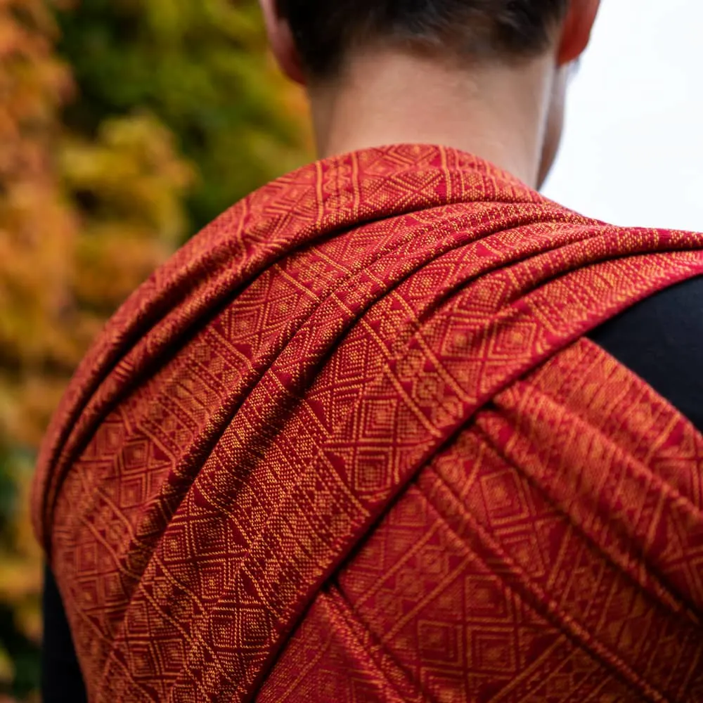 Didymos Tragetuch - Prima Rubin-mandarine Gr. 6 / 4,6m