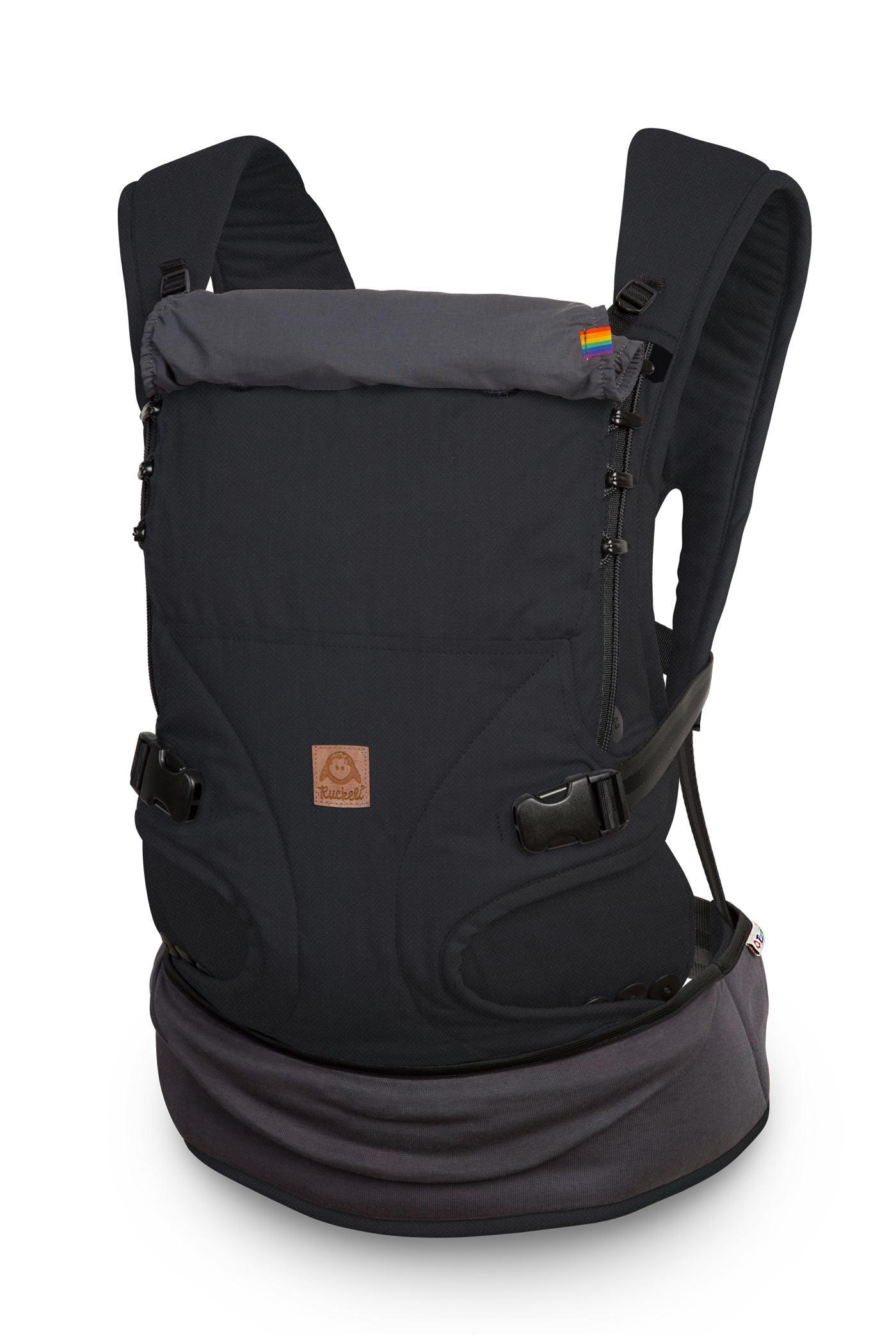 Ruckeli Babytrage Slim - Black Superior