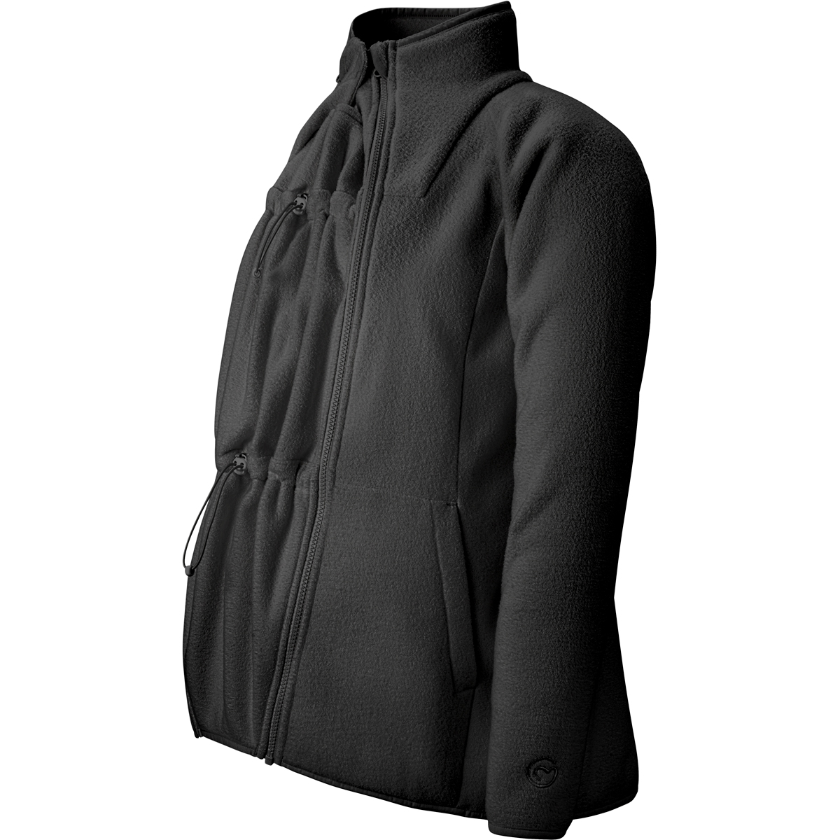 Mamalila - Fleece-Tragejacke Basel schwarz