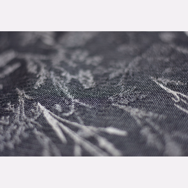 Yaro Tragetuch - Terra Duo Grey Black Wool Boucle Gr. 6 mit 4,6m