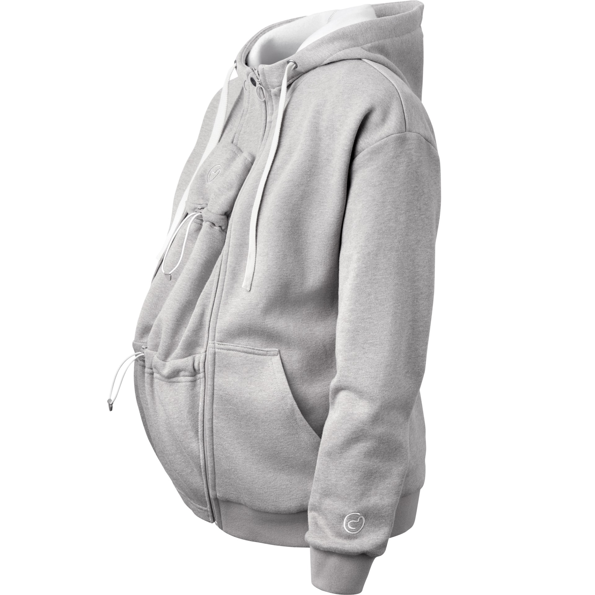 Mamalila Sweat-Tragejacke London - grau Gr. XS