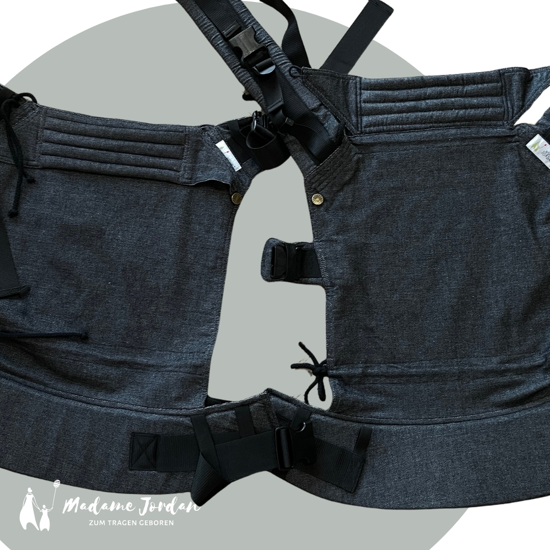 Twinset - Mr X & Twin back section - Fullbuckle baby carrier for twins