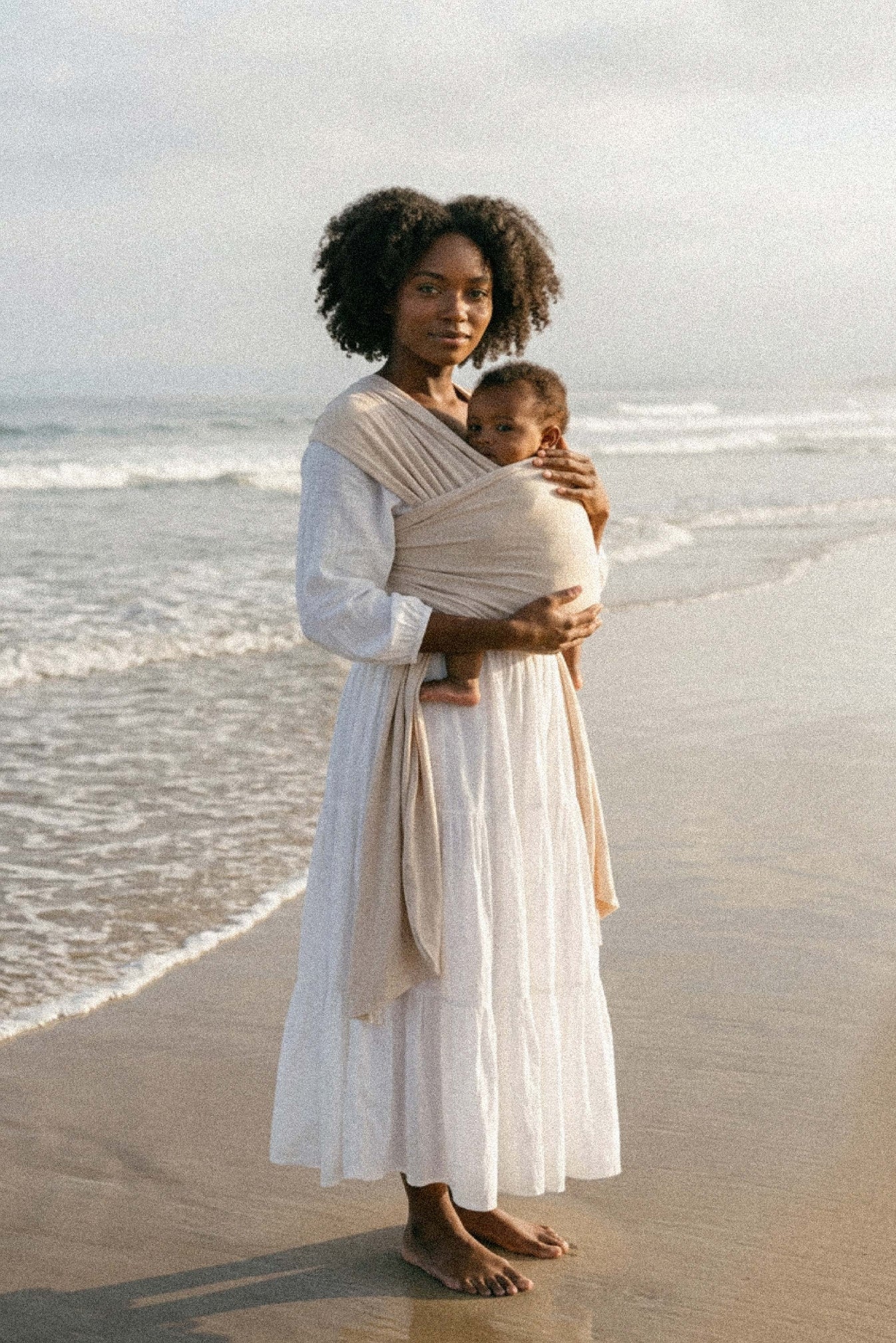 CUDDLE BAND 2 LINEN Baby-Tragetuch - Oat