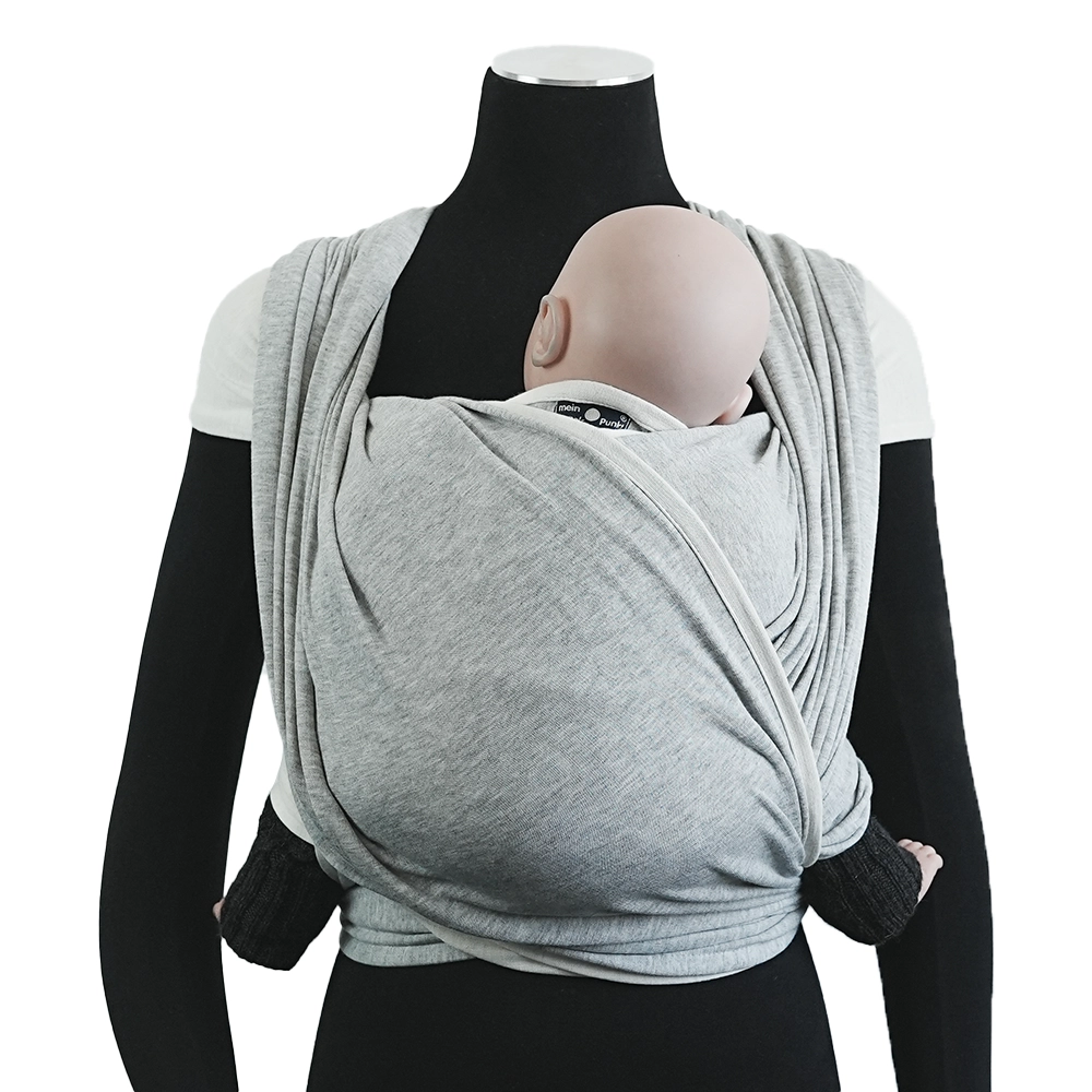 Babytragetuch Jersey Doubleface Morgengrau  Gr.6 / 4,6m