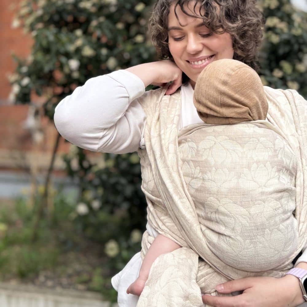 Didymos Tragetuch - Loto Blush Leinen | Gr. 6 / 4,6m
