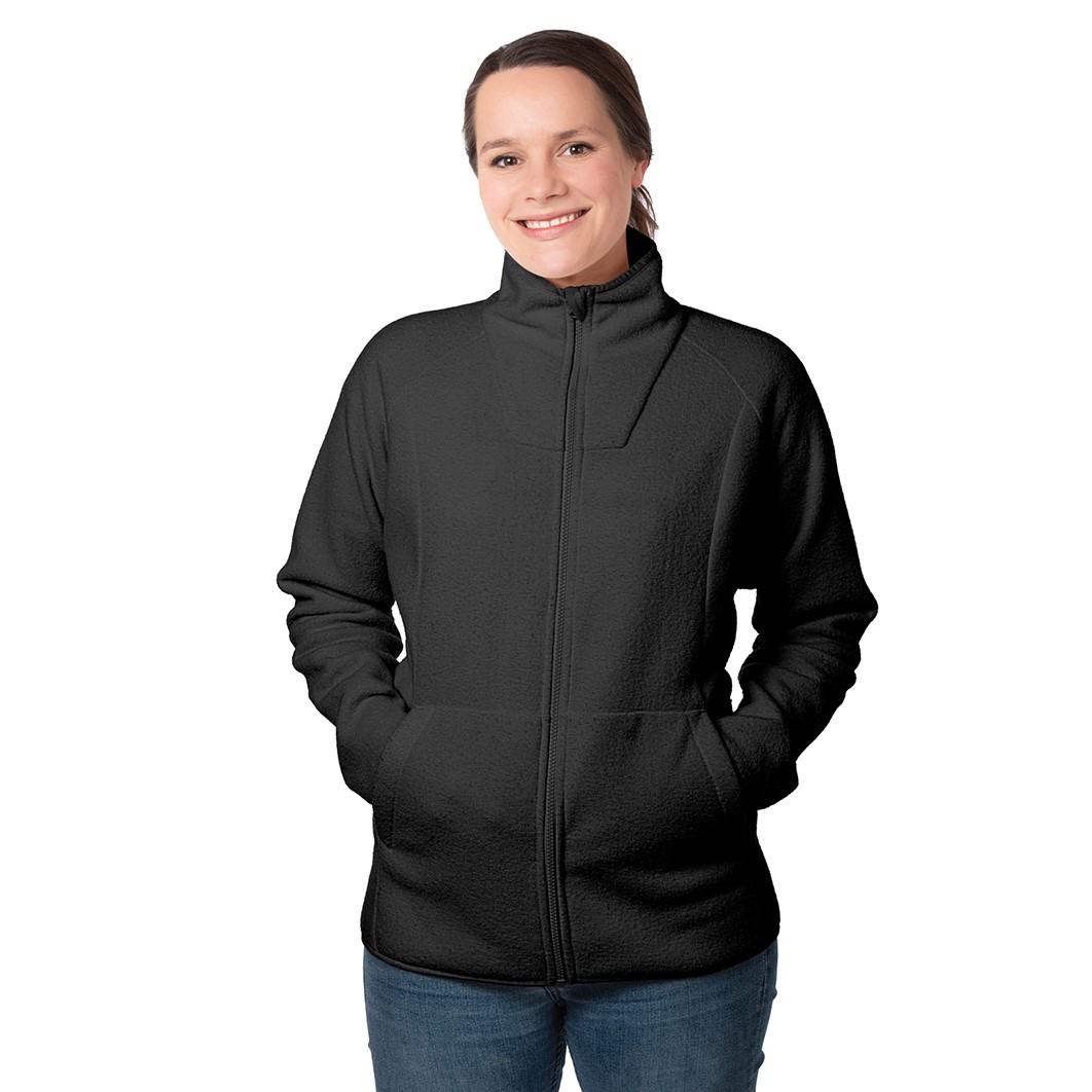 Mamalila - Fleece-Tragejacke Basel schwarz