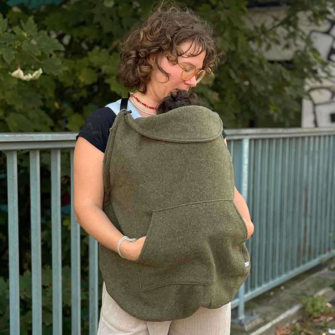 Tragecover - Wollfleece - Olive